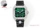 THB Factory Cartier Ice Out Santos Swiss Copy Watches Brown Gradient Dial 39.8mm Men (2)_th.jpg